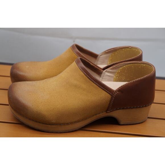 Dansko Brenna Size EU 38 US 7.5 - 8 Slip On Clogs Brown new without box - Picture 1 of 11